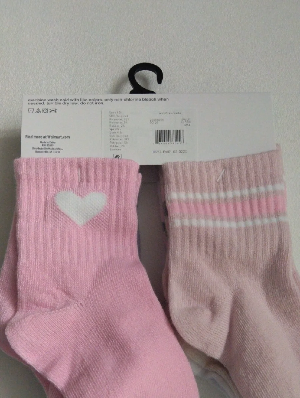 Wonder nation Toddler Girls Multi Color Socks 6 Pairs Ribbed Leg New 3T-5T